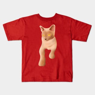 lilac burmese cat with yellow eyes Kids T-Shirt